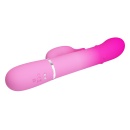 Wibrator królik Shima — 7 funkcji wibracji, 4 funkcje rotacji koralików, silikon, długość 21-25 cm - 8