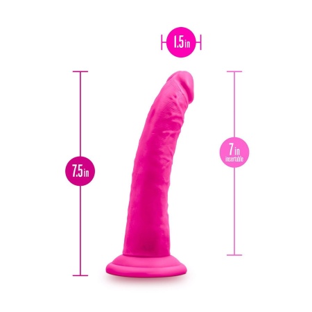 Au Naturel Bold Jack 7″ Dildo Realistyczne - Dwugęstościowe Sensa Feel® FlexiShaft z Przyssawką, 19 cm - 5