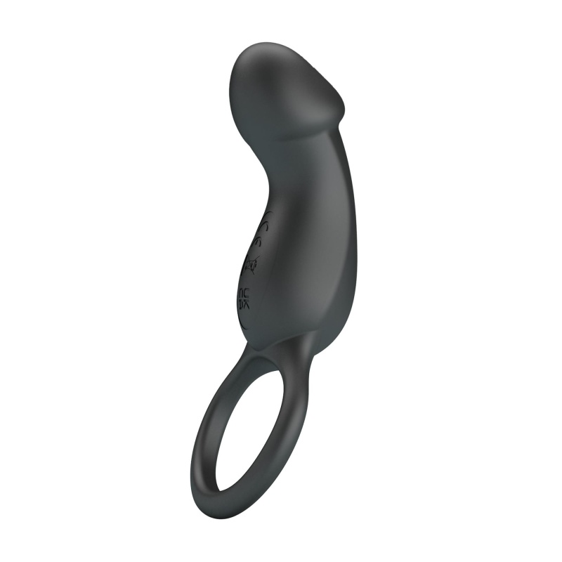 Wibrator Trae black z 7 trybami wibracji, 17,5 cm - 3