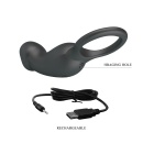 Wibrator Trae black z 7 trybami wibracji, 17,5 cm - 8