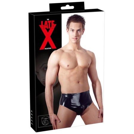 Men's Latex Briefs with Plug LP-1099 - 1