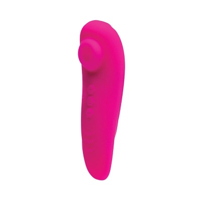 Stimulator łechtaczki Pan - 10 trybów pulsacyjnego tapowania, silikon medyczny, długość 16,5 cm - 1