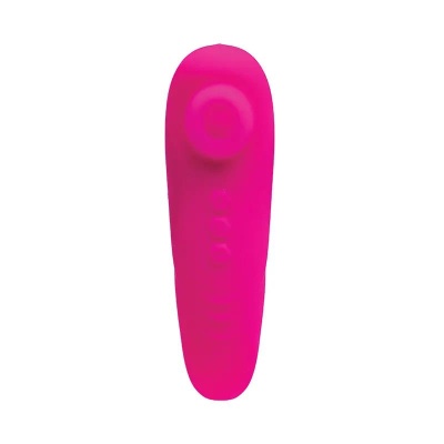 Stimulator łechtaczki Pan - 10 trybów pulsacyjnego tapowania, silikon medyczny, długość 16,5 cm - 1 2