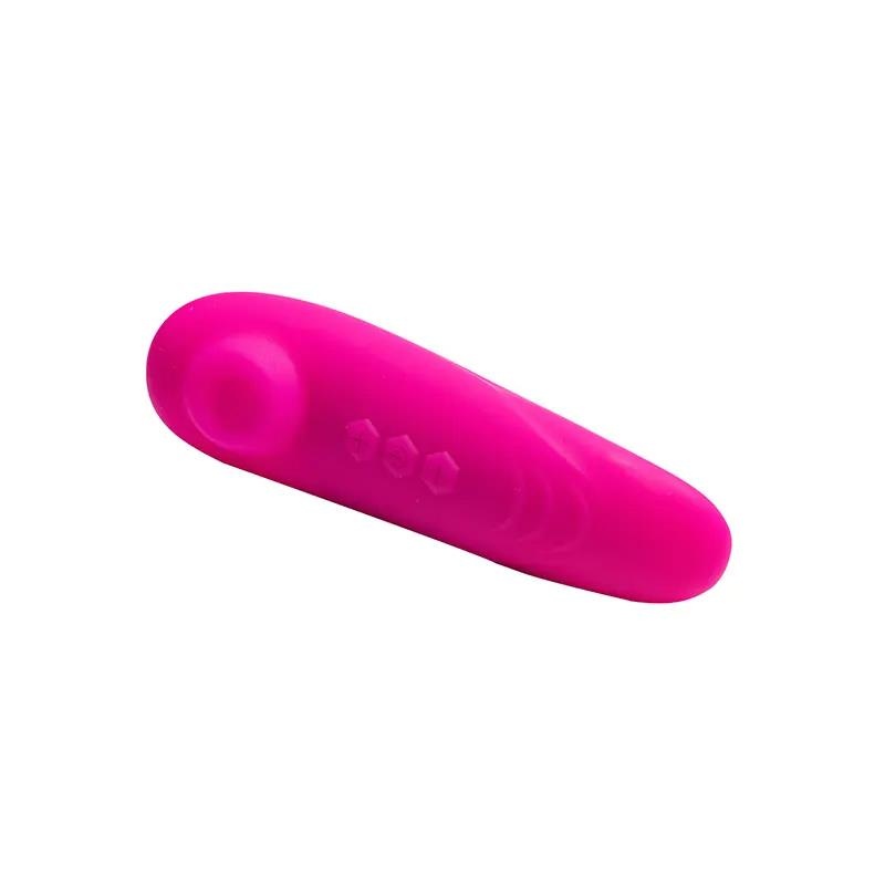 Stimulator łechtaczki Pan - 10 trybów pulsacyjnego tapowania, silikon medyczny, długość 16,5 cm - 3