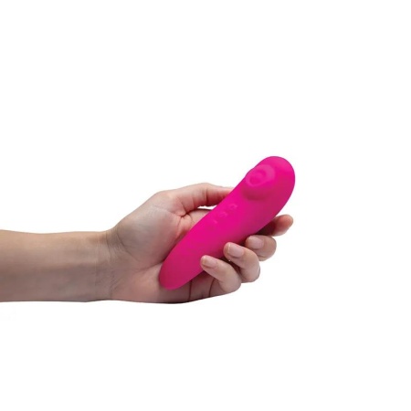 Stimulator łechtaczki Pan - 10 trybów pulsacyjnego tapowania, silikon medyczny, długość 16,5 cm - 5