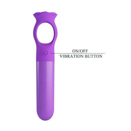 Wibrator Gianna Mini z uchwytem pierścieniowym, 15,5 cm - 8