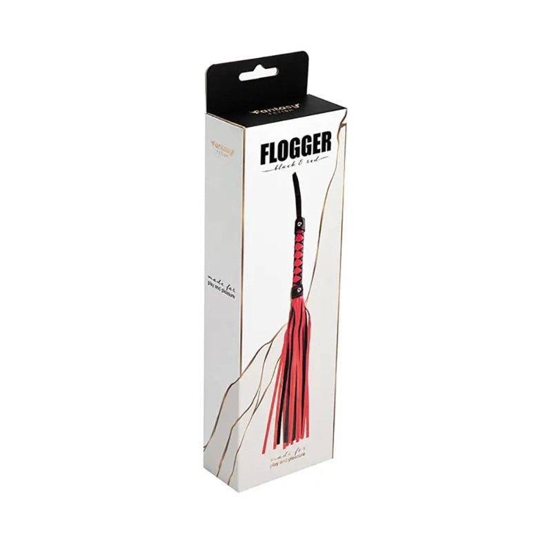 Black & red flogger - 4