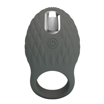 Wibrujący pierścień na penisa Master Ring - 7 trybów wibracji, silikon medyczny, 10 cm - 1 2