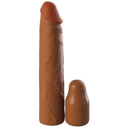 FXTE 2 X-tension Tan - silikonowa nakładka przedłużająca, zakrzywiona, +2 cale (5,08 cm), +66% obwodu - 2