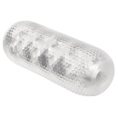 Masturbator kieszonkowy Speed by Stroker – przezroczysty TPE, struktura nubbingowa, długość całkowita 13 cm, średnica 1,3 cm - 2