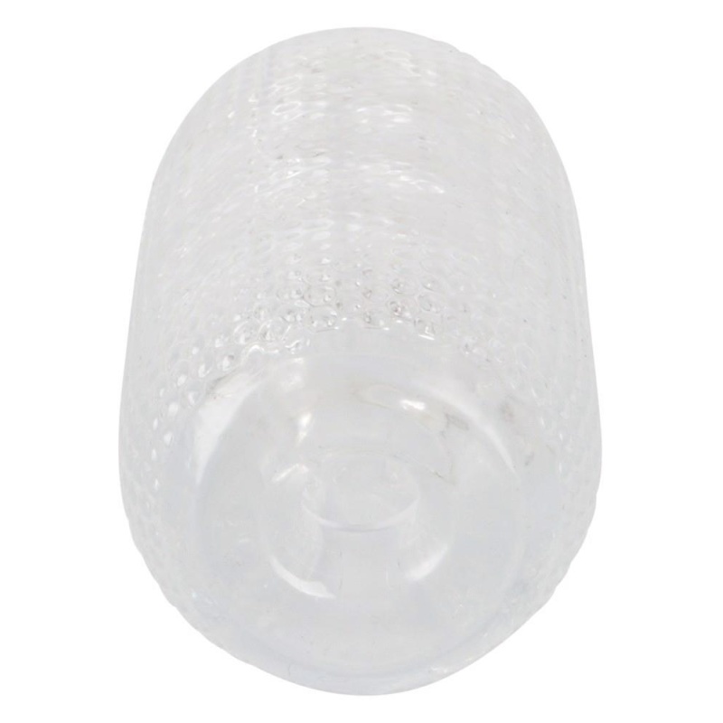 Masturbator kieszonkowy Speed by Stroker – przezroczysty TPE, struktura nubbingowa, długość całkowita 13 cm, średnica 1,3 cm - 3