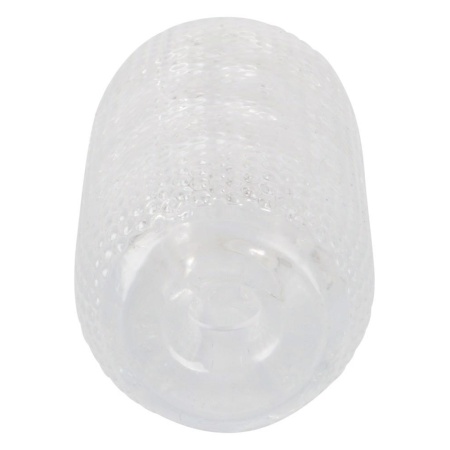 Masturbator kieszonkowy Speed by Stroker – przezroczysty TPE, struktura nubbingowa, długość całkowita 13 cm, średnica 1,3 cm - 3