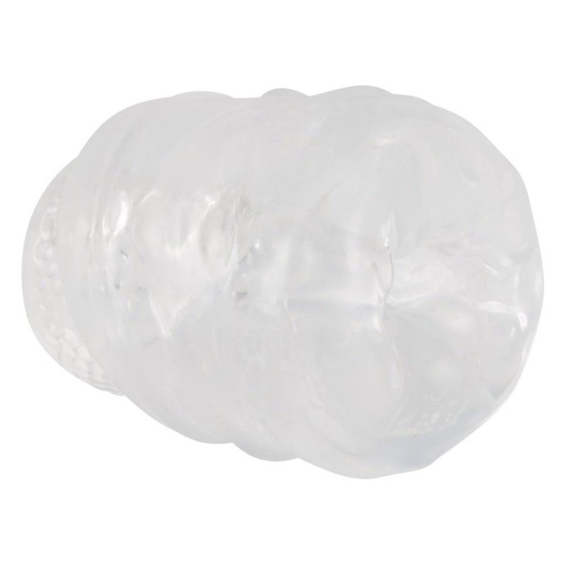 Masturbator kieszonkowy Speed by Stroker – przezroczysty TPE, struktura nubbingowa, długość całkowita 13 cm, średnica 1,3 cm - 5