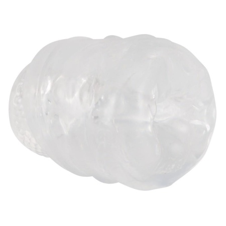Masturbator kieszonkowy Speed by Stroker – przezroczysty TPE, struktura nubbingowa, długość całkowita 13 cm, średnica 1,3 cm - 5