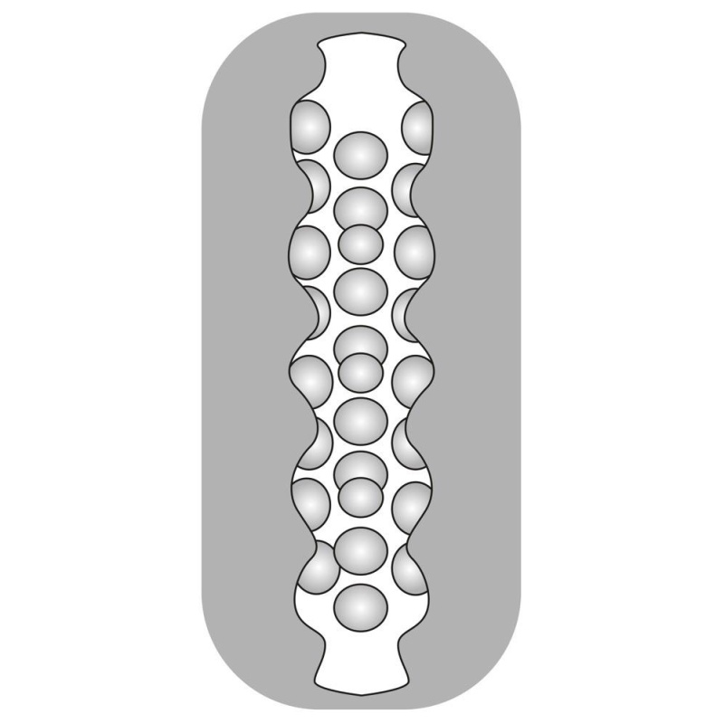 Masturbator kieszonkowy Speed by Stroker – przezroczysty TPE, struktura nubbingowa, długość całkowita 13 cm, średnica 1,3 cm - 6