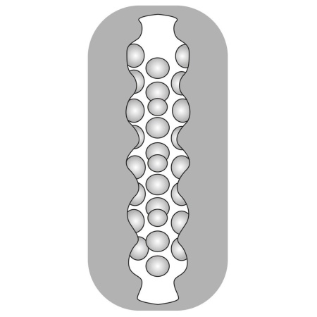 Masturbator kieszonkowy Speed by Stroker – przezroczysty TPE, struktura nubbingowa, długość całkowita 13 cm, średnica 1,3 cm - 6