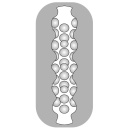 Masturbator kieszonkowy Speed by Stroker – przezroczysty TPE, struktura nubbingowa, długość całkowita 13 cm, średnica 1,3 cm - 6