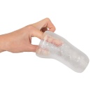Masturbator kieszonkowy Speed by Stroker – przezroczysty TPE, struktura nubbingowa, długość całkowita 13 cm, średnica 1,3 cm - 8