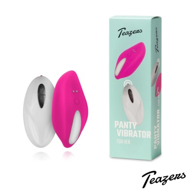 Mini wibrator Teazers do stymulacji łechtaczki z pilotem - silikon, 8 cm - 1