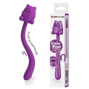 Masażer erotyczny Cute Bear Flirting Stick - 7 funkcji wibracji, elastyczny korpus z silikonu, magnetyczne ładowanie USB - 1
