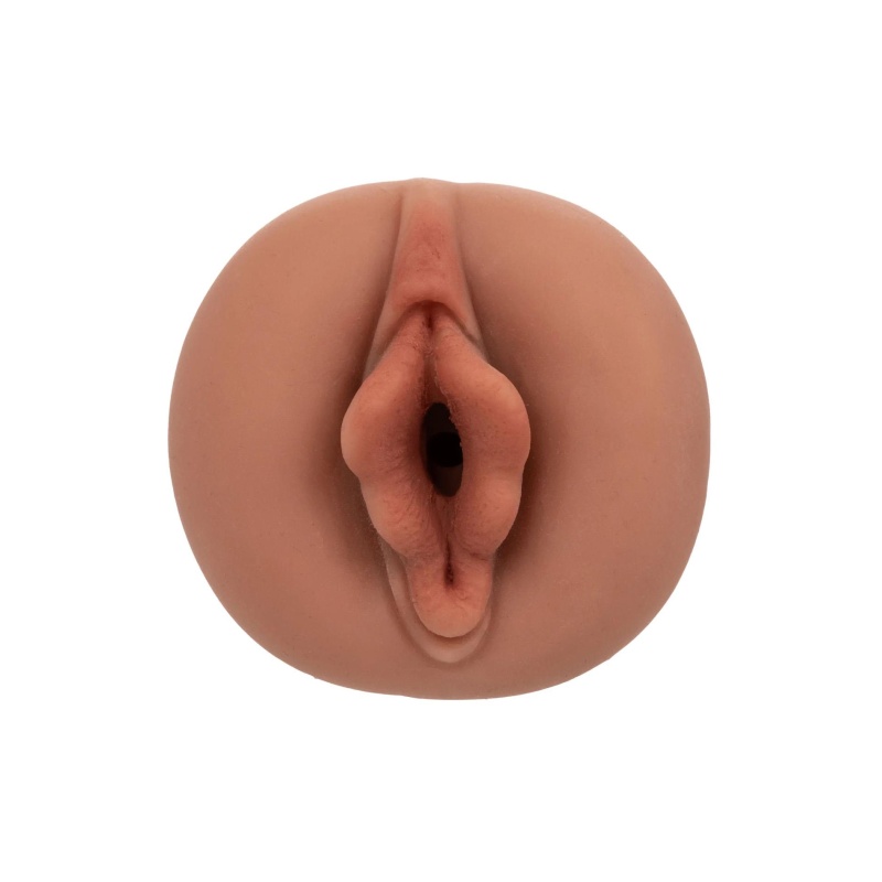 Sorority Girl Pussy Stroker - manualny masturbator TPR z teksturowaną komorą i otwartym kanałem, 9,5 × 6,3 cm - 3