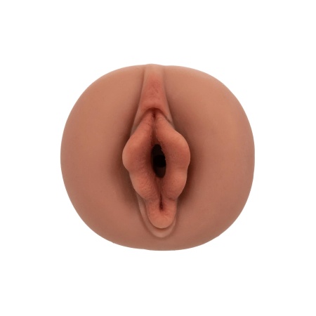 Sorority Girl Pussy Stroker - manualny masturbator TPR z teksturowaną komorą i otwartym kanałem, 9,5 × 6,3 cm - 3