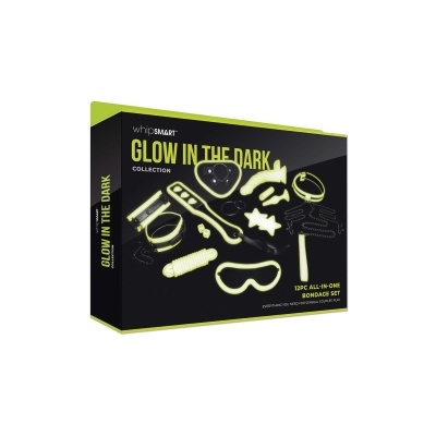 WHIPSMART 12 PCS GLOW IN THE DARK ALL-IN ONE BONDAGE SET - 1