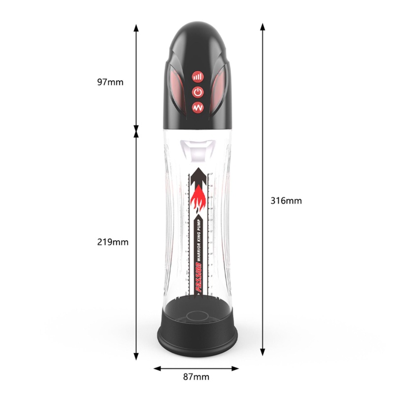 Pompka- PASSION PUMP, PREMIUM RECHARGEABLE AUTOMATIC WATERPROOF PUMP - 10