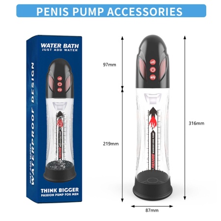 Pompka- PASSION PUMP, PREMIUM RECHARGEABLE AUTOMATIC WATERPROOF PUMP - 14