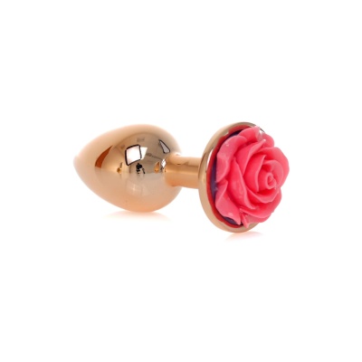 MyLove Toys - Jewellery Red Gold PLUG ROSE- Pink - 1 2