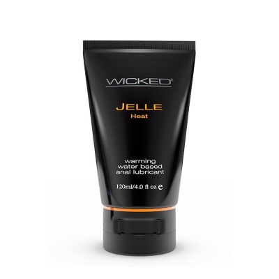 WICKED JELLE HEAT ANAL LUBRICANT 120ML - 1