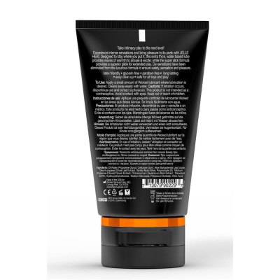 WICKED JELLE HEAT ANAL LUBRICANT 120ML - 1 2