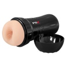 Masturbator analny PDX Extreme Wet Bussies Super Bangin' Butthole – samosmarująca wkładka Fanta Flesh (TPR), regulacja ssania, 2 - 2