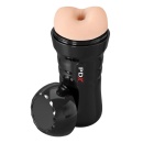Masturbator analny PDX Extreme Wet Bussies Super Bangin' Butthole – samosmarująca wkładka Fanta Flesh (TPR), regulacja ssania, 2 - 3