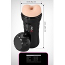 Masturbator analny PDX Extreme Wet Bussies Super Bangin' Butthole – samosmarująca wkładka Fanta Flesh (TPR), regulacja ssania, 2 - 6