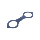 Silicone Wrist Cuffs Blue - 4