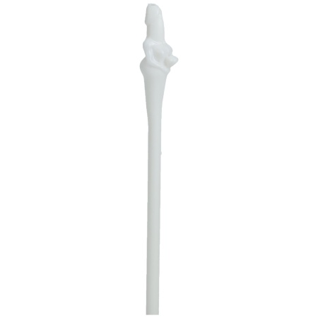 Bride Straws White - białe słomki na wieczór panieński z polietylenu (PE) - 1