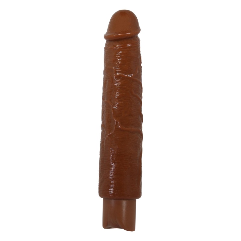 Soren Realistyczny Wibrator Dildo (Brown Edition) - 10 trybów wibracji, mocny silnik, USB Type-C, wodoodporny, smukły profil - 2