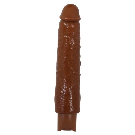 Soren Realistyczny Wibrator Dildo (Brown Edition) - 10 trybów wibracji, mocny silnik, USB Type-C, wodoodporny, smukły profil - 3