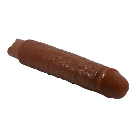 Soren Realistyczny Wibrator Dildo (Brown Edition) - 10 trybów wibracji, mocny silnik, USB Type-C, wodoodporny, smukły profil - 6