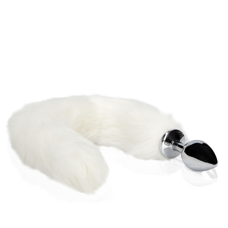 Fox Tail with Metal Butt Plug - 1
