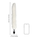 Fox Tail with Metal Butt Plug - 8
