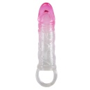Nakładka na penisa Odes z pierścieniem (17,5 cm) - 3