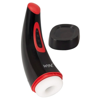Masturbator WYNE 03 – automatyczny, 7 trybów wibracji, 3 tryby ssania, podgrzewanie do 40°C, głębokość wprowadzenia 12 cm - 1 2