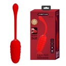 Jajko wibrujące Marina Egg Red - silikonowe, 12 funkcji wibracji, 7,5 cm - 2