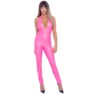 Jumpsuit hot pink LP-972 - 1 2