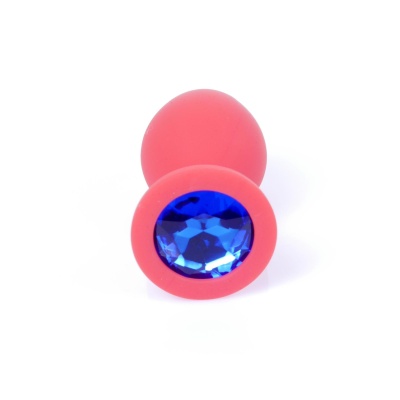 MyLove Toys - Jewellery Red Silicone PLUG Medium - 1 2