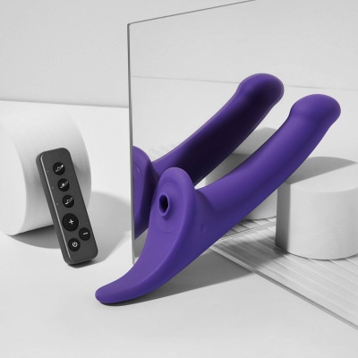 MULTI ORGASM DILDO - L - PURPLE TR - 1 2