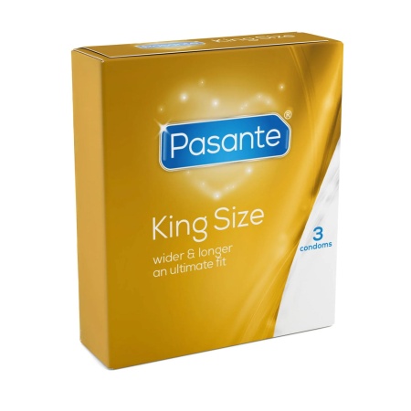 Prezerwatywy Pasante King Size – 20,5 cm długości, 6 cm szerokości - 2
