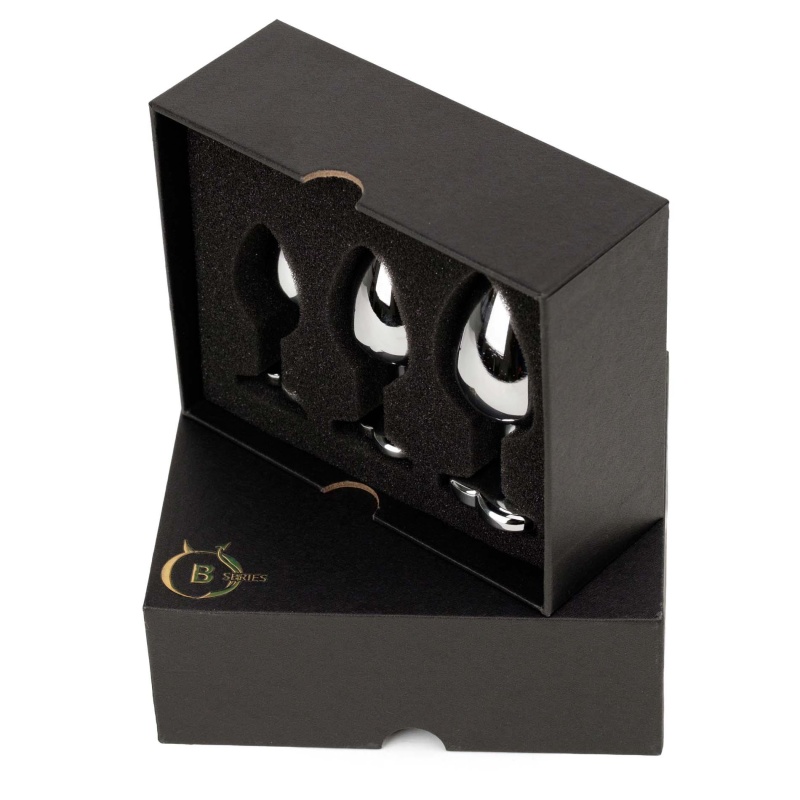 Jewellery - Silver Heart PLUG - SET - 7